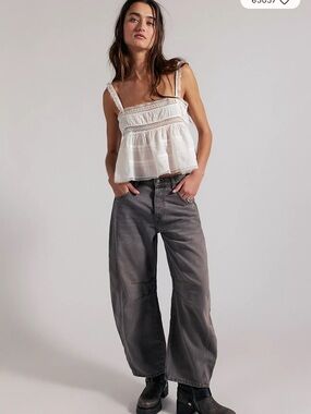 We The Free Good Luck Barrel Jeans